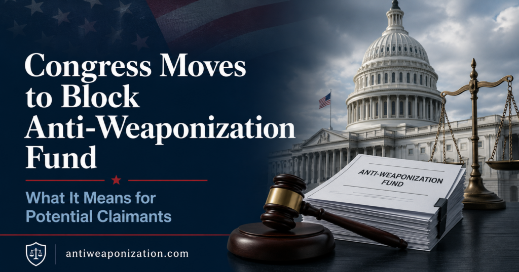 Congress Moves to Block Anti-Weaponization Fund: What It Means for Potential Claimants
